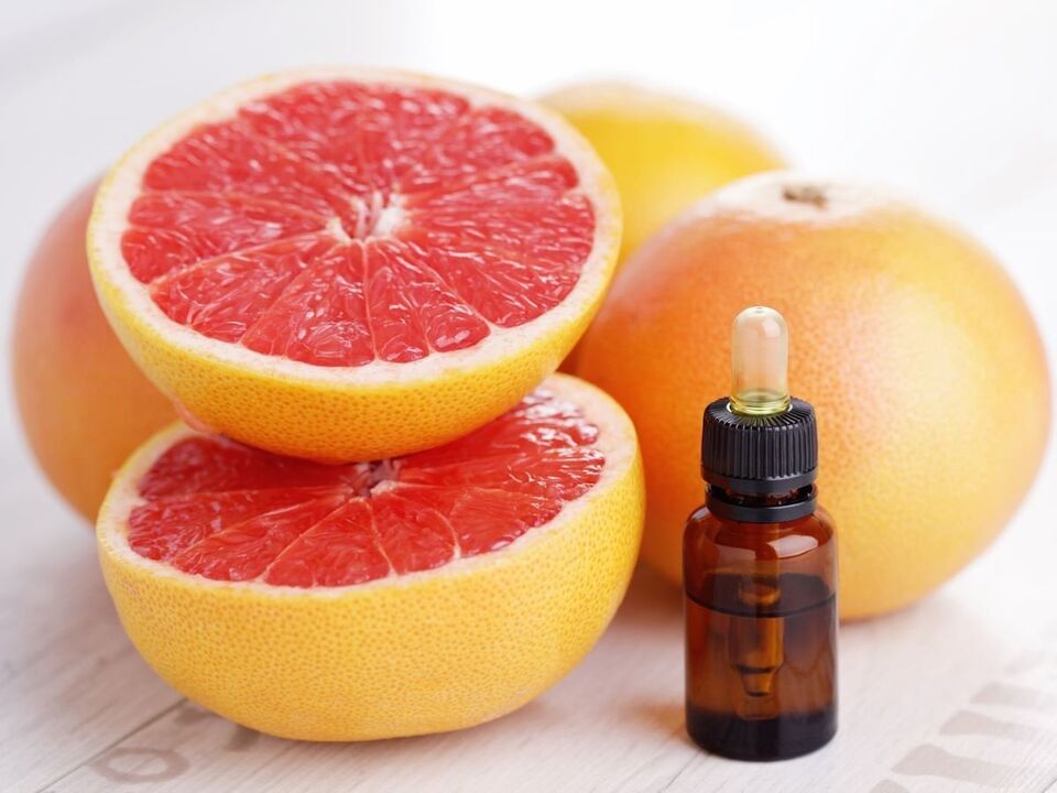 Grapefruitöl zur Verjüngung, Aufhellung und Desinfektion der Gesichtshaut