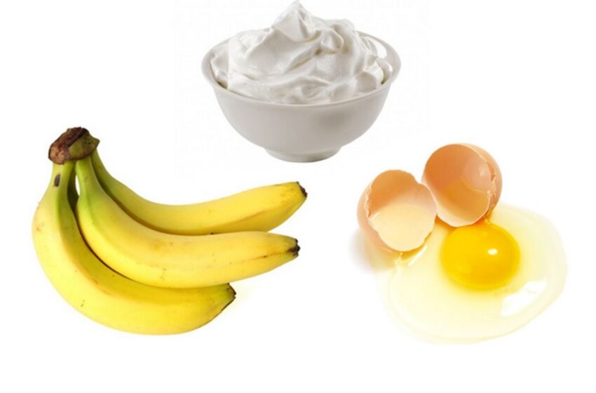 Die Ei-Bananen-Maske ist für alle Hauttypen geeignet
