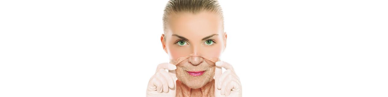 Der Prozess der Verjüngung der Haut von Gesicht und Körper
